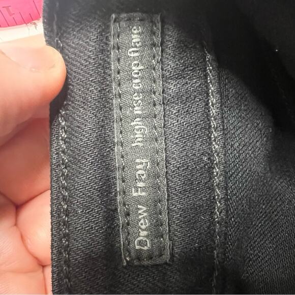 Citizens of Humanity Drew High Rise crop flare jeans in Soirée black size 27 - Picture 7 of 10